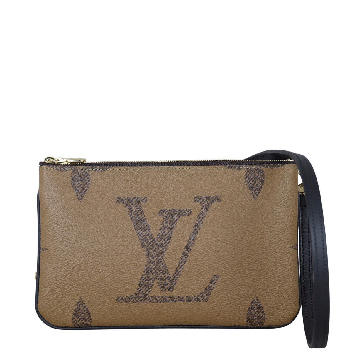 Louis Vuitton Pochette Double Zip Monogram Giant Reverse