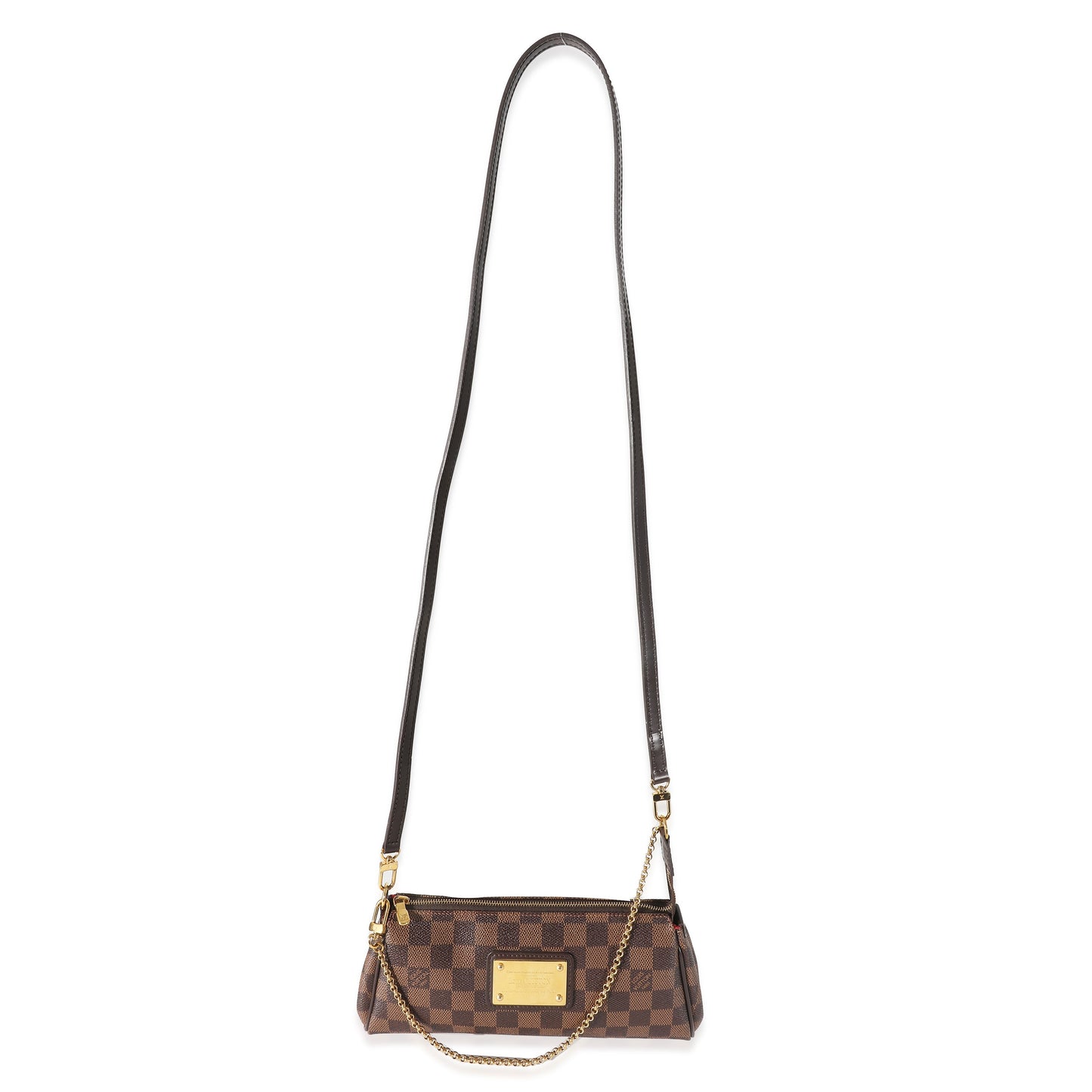 Louis Vuitton Louis Vuitton Damier Ebene Canvas Eva Clutch
