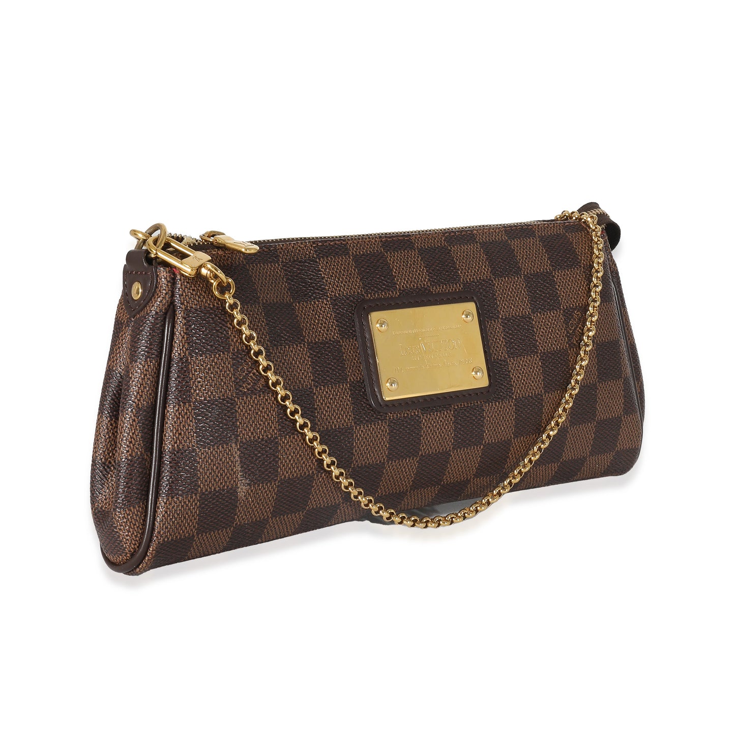 Louis Vuitton Louis Vuitton Damier Ebene Canvas Eva Clutch