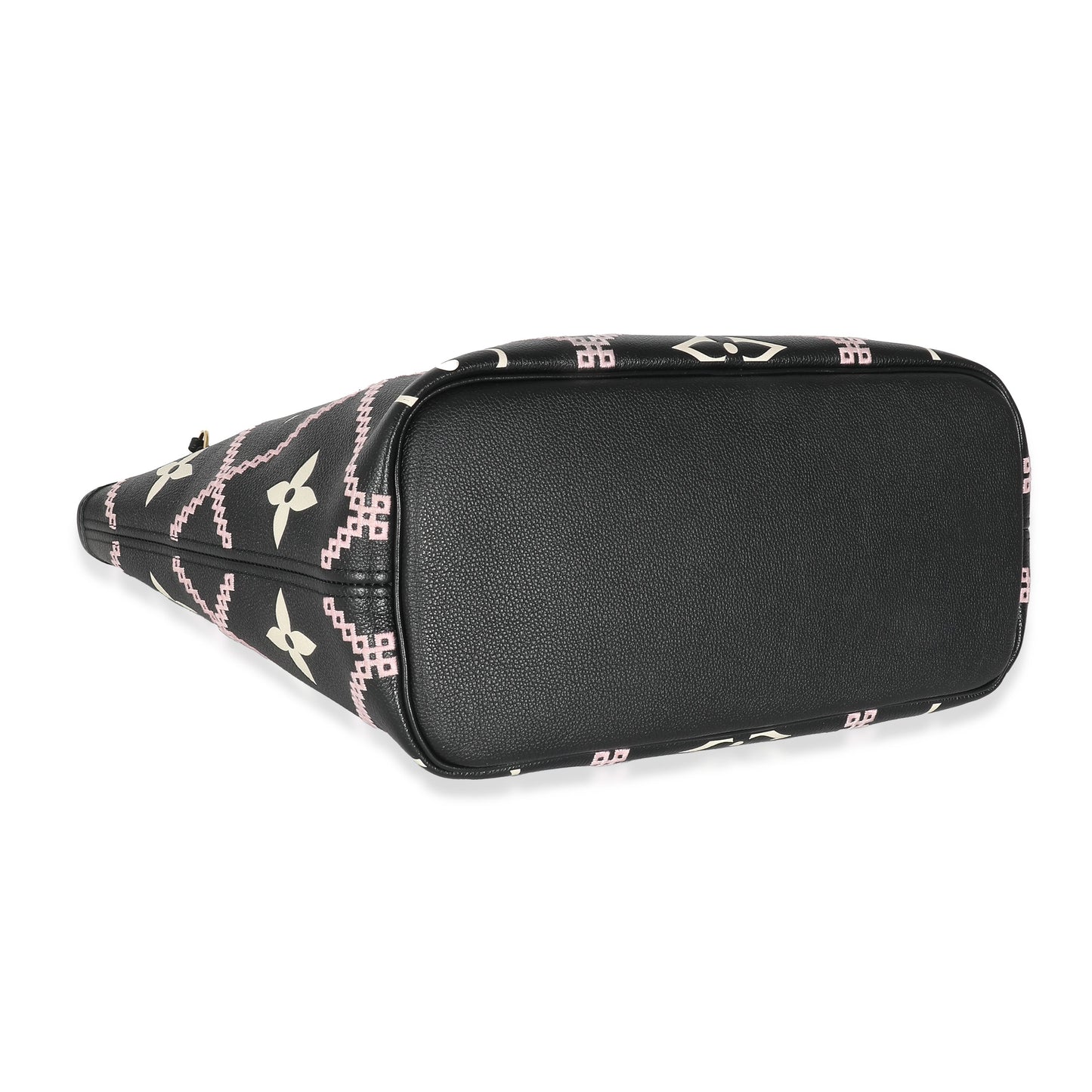 Louis Vuitton Louis Vuitton Black Monogram Empreinte Broderies Neverfull MM