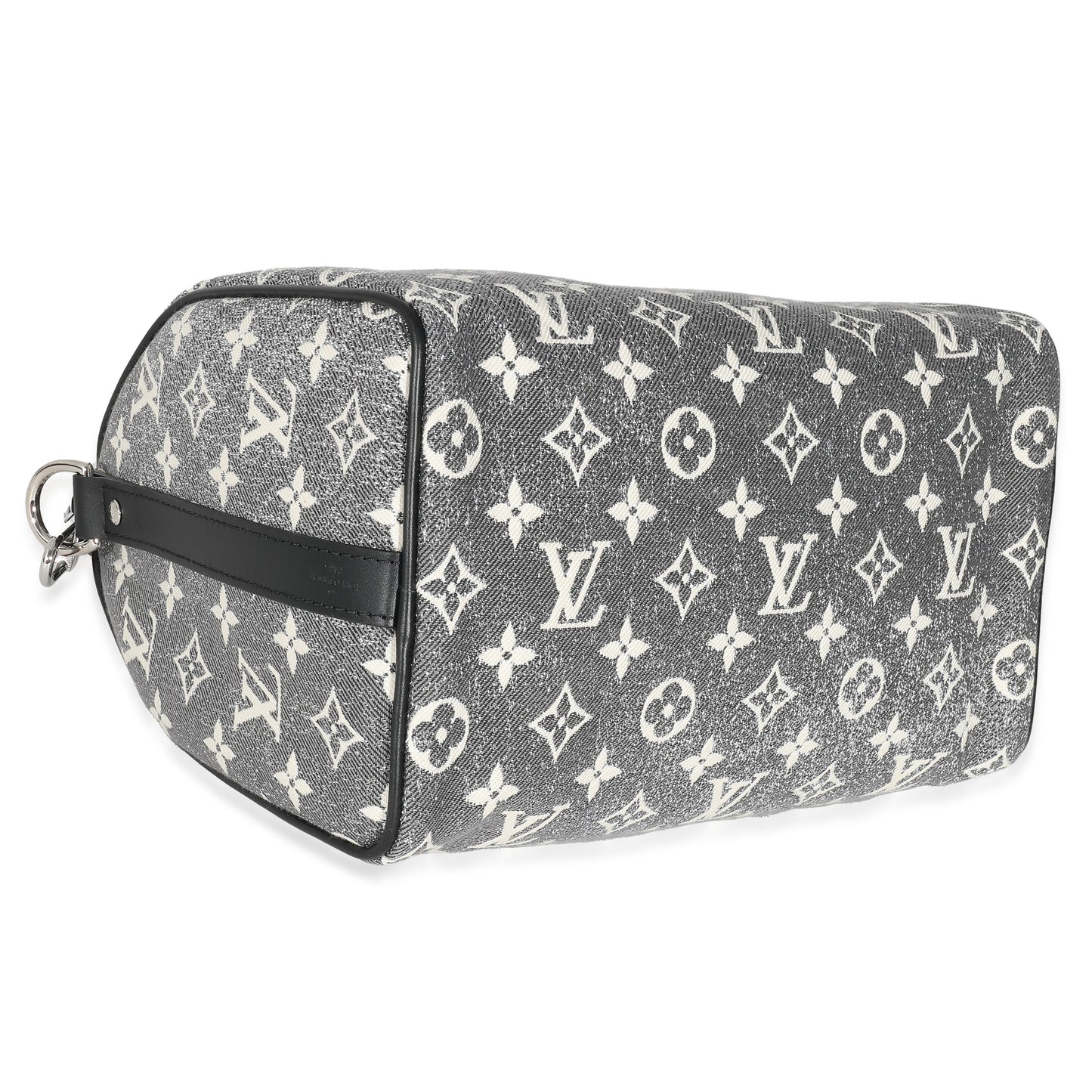 Louis Vuitton Louis Vuitton Black Monogram Denim Jacquard Speedy Bandouliere 25