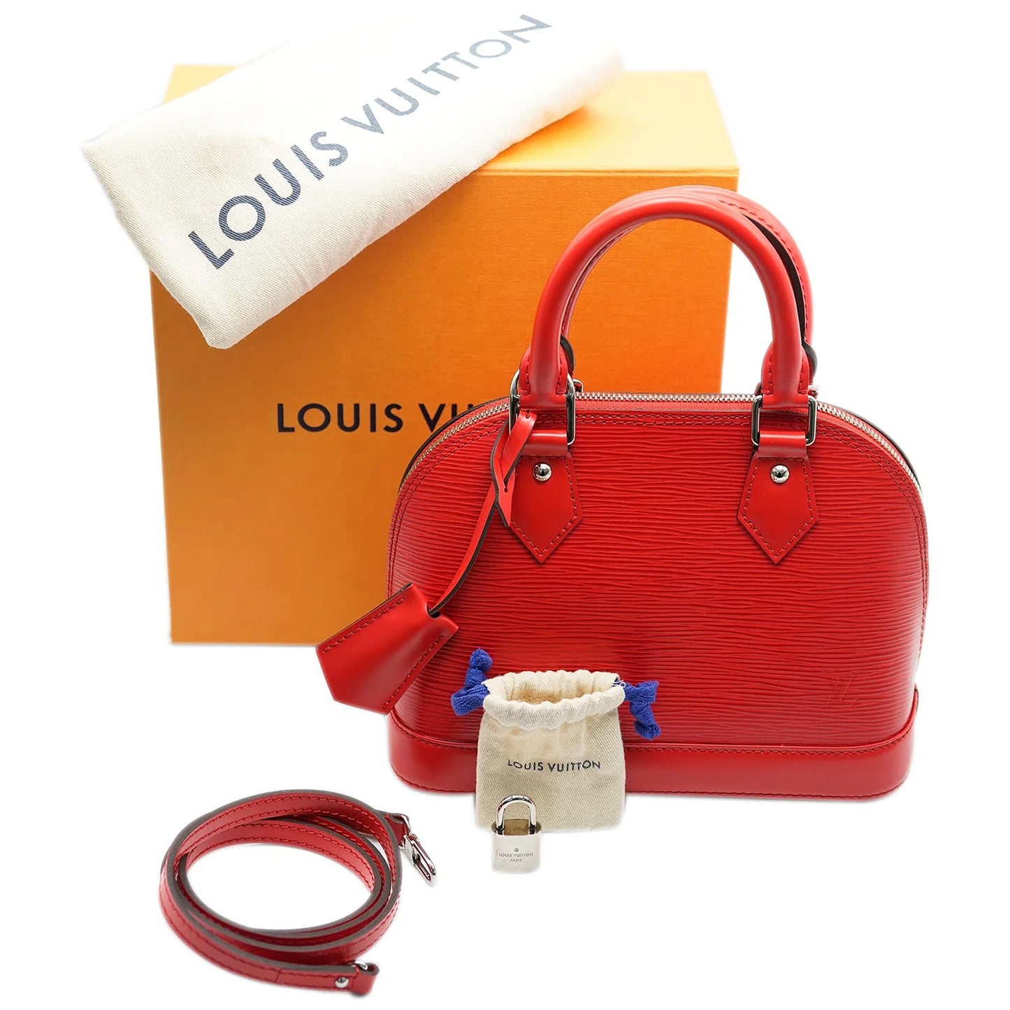 Louis Vuitton Louis Vuitton Coquelicot Epi Alma BB