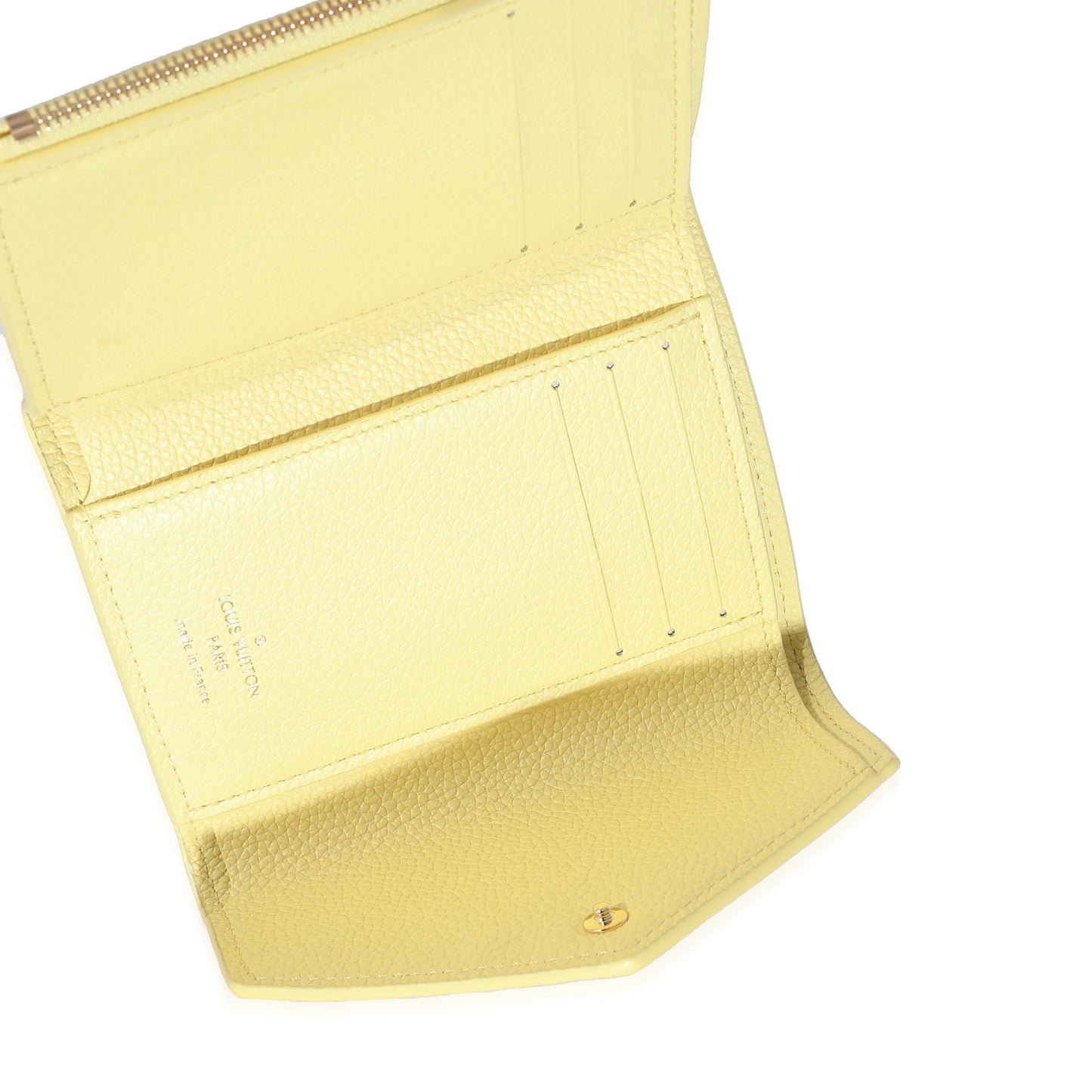 Louis Vuitton Louis Vuitton Lemon Curd Monogram Empreinte Victorine Wallet