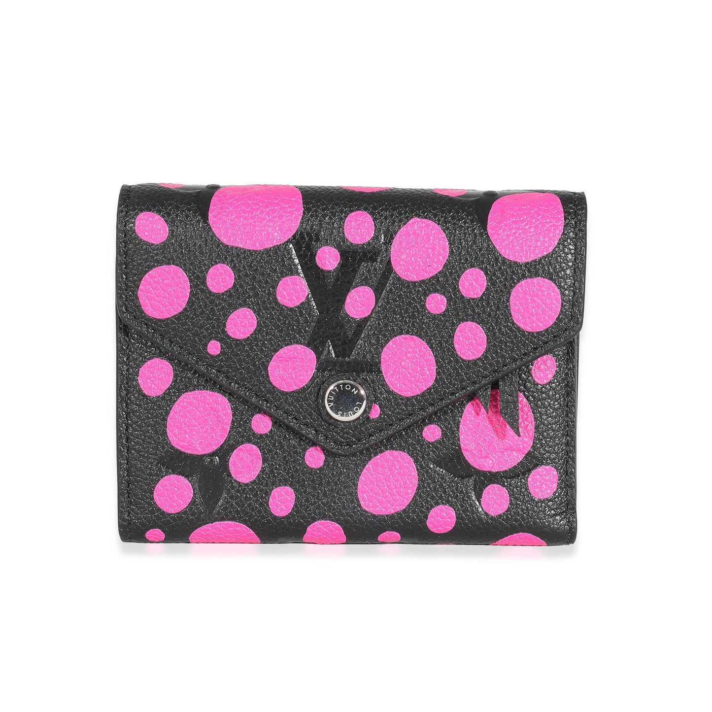 Louis Vuitton Louis Vuitton x Yayoi Kusama Noir Fuchsia Empreinte Victorine Wallet