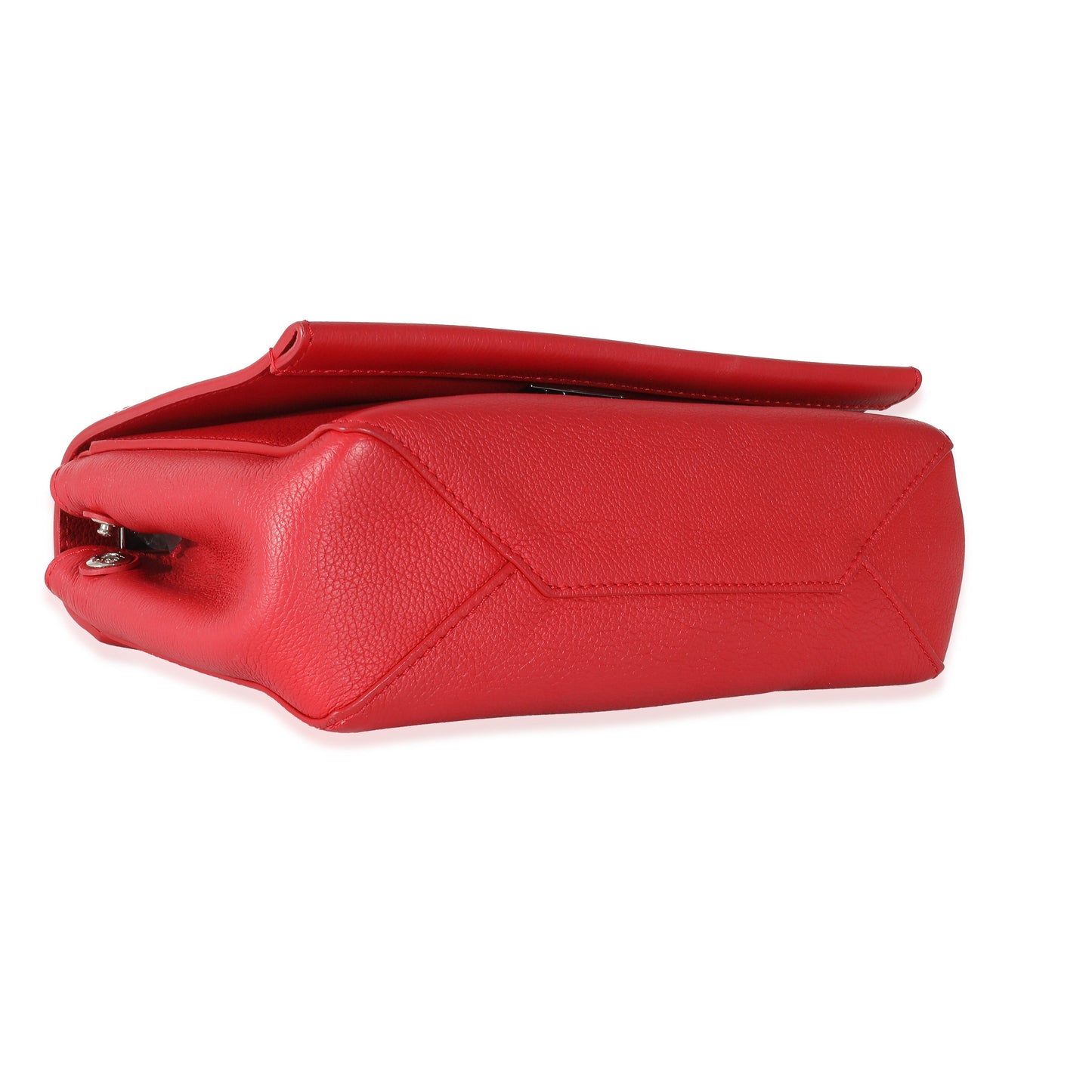 Louis Vuitton Louis Vuitton Rubis Pebbled Leather Lockme II BB