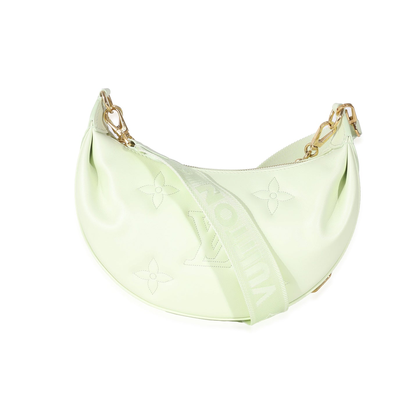 Louis Vuitton Louis Vuitton Light Green Bubblegram Calfskin Over The Moon