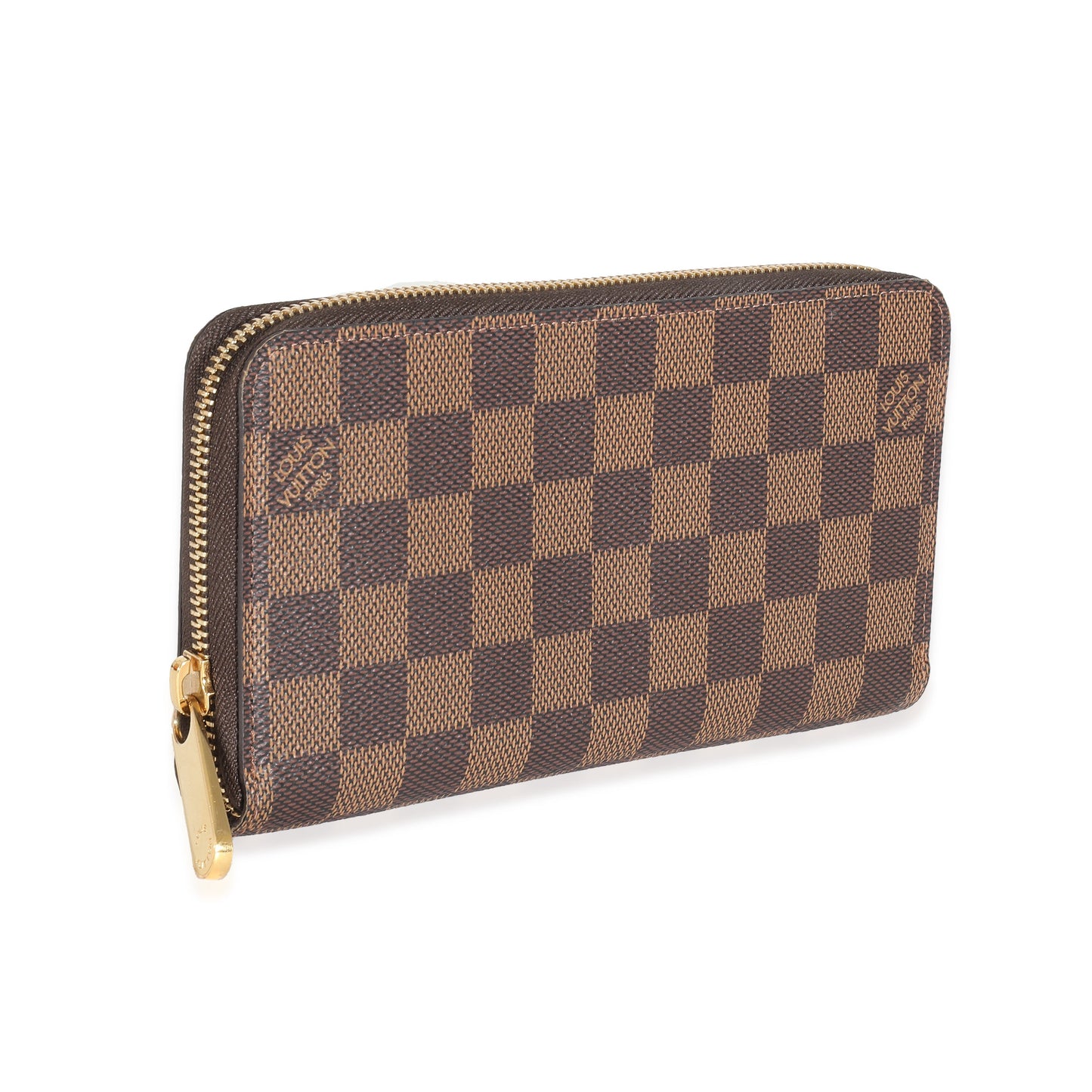 Louis Vuitton Louis Vuitton Damier Ebene Canvas Zippy Wallet