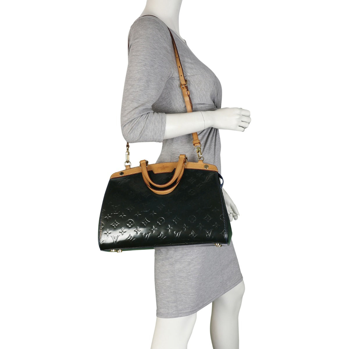Louis Vuitton Brea MM Monogram Vernis