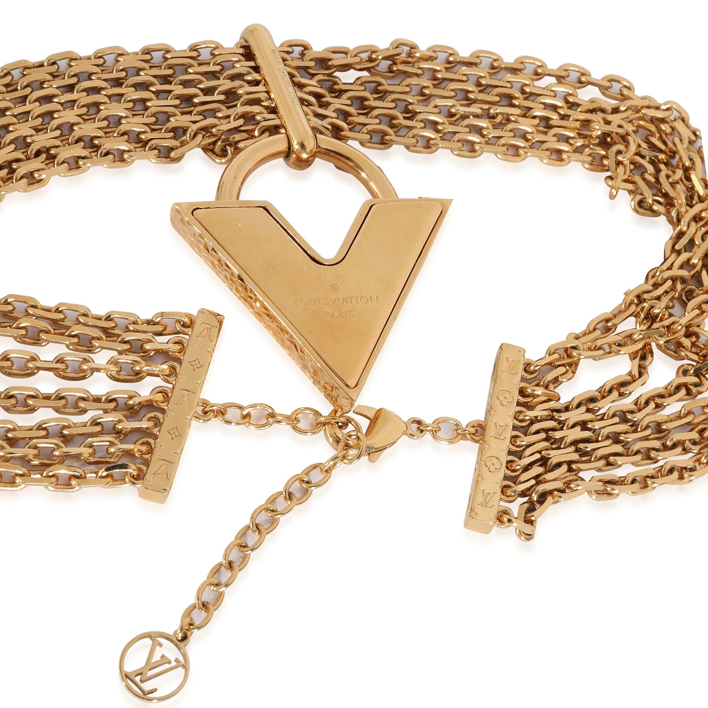Louis Vuitton Essential V Multi-Strand Necklace inBase Metal