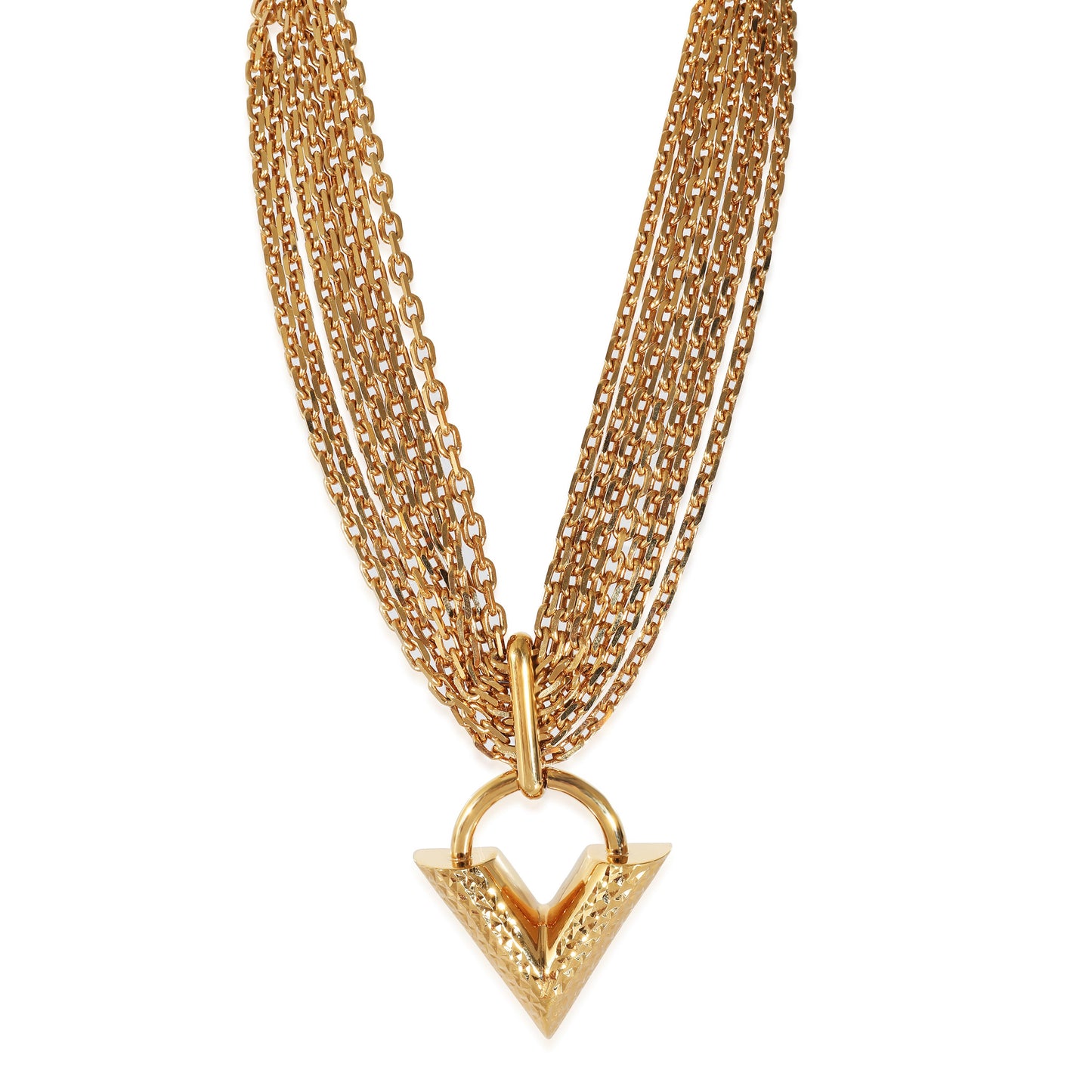 Louis Vuitton Essential V Multi-Strand Necklace inBase Metal