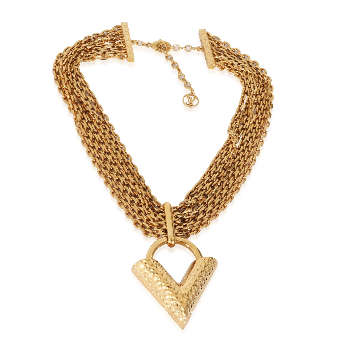 Louis Vuitton Essential V Multi-Strand Necklace inBase Metal