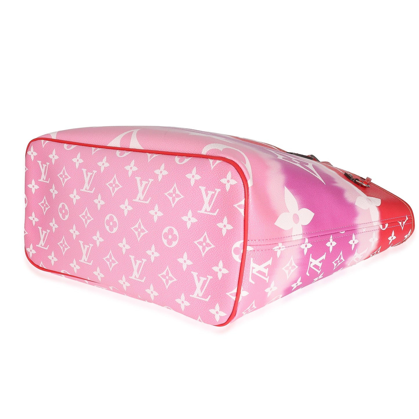 Louis Vuitton Louis Vuitton Red Pink Rogue LV Escale Canvas Neverfull MM