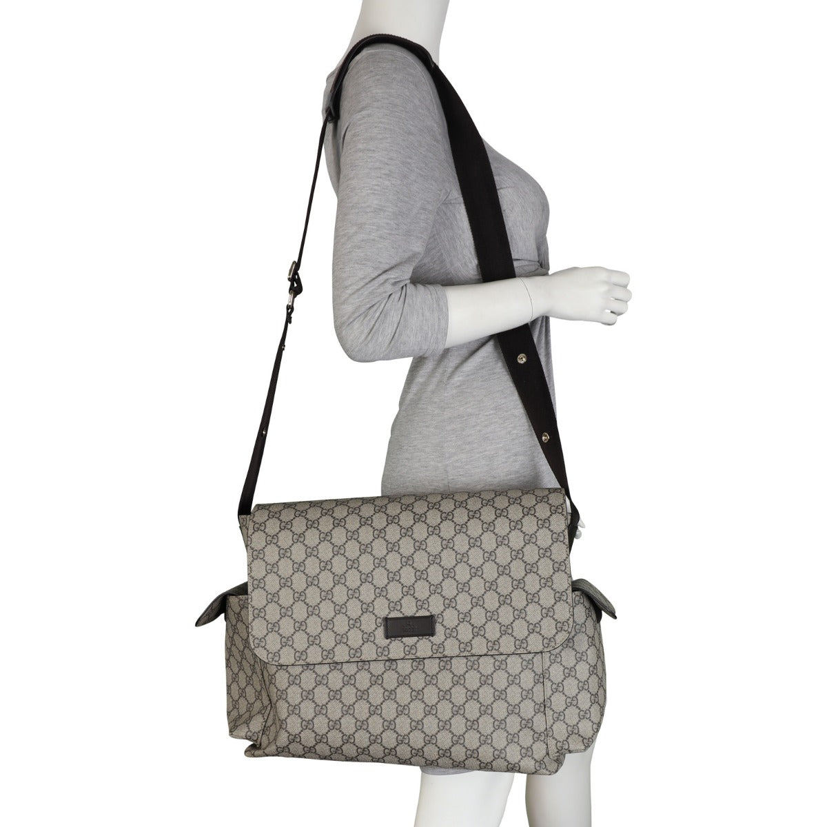 Gucci GG Supreme Diaper Bag
