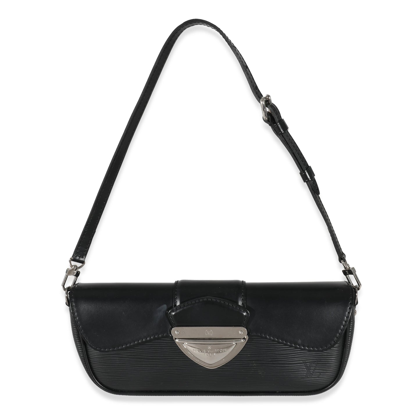 Louis Vuitton  Black Epi Montaigne Clutch