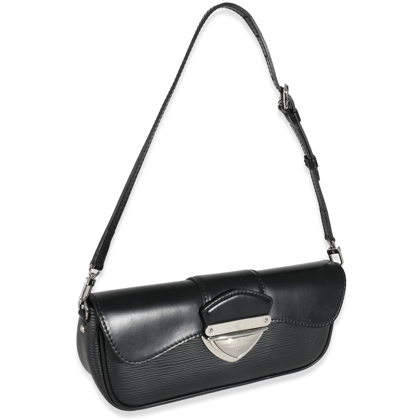 Louis Vuitton  Black Epi Montaigne Clutch