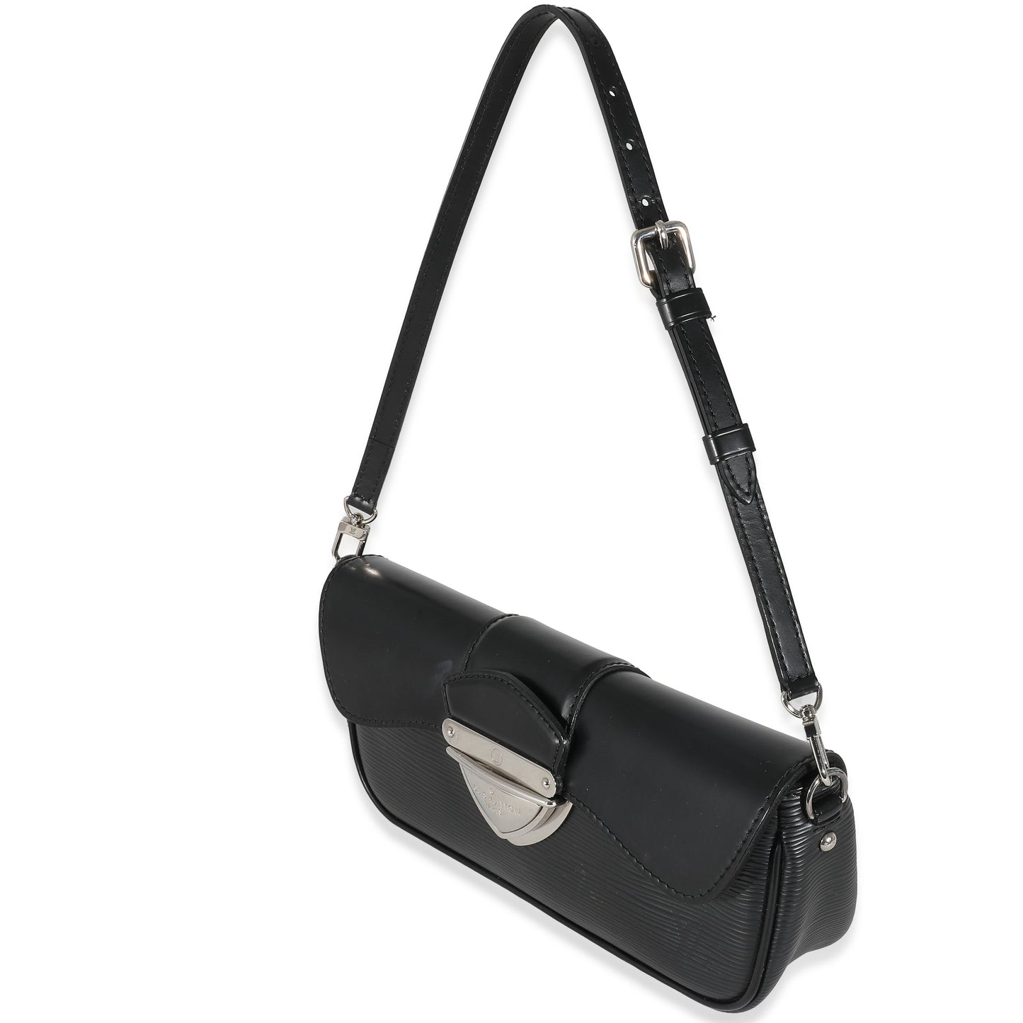 Louis Vuitton  Black Epi Montaigne Clutch