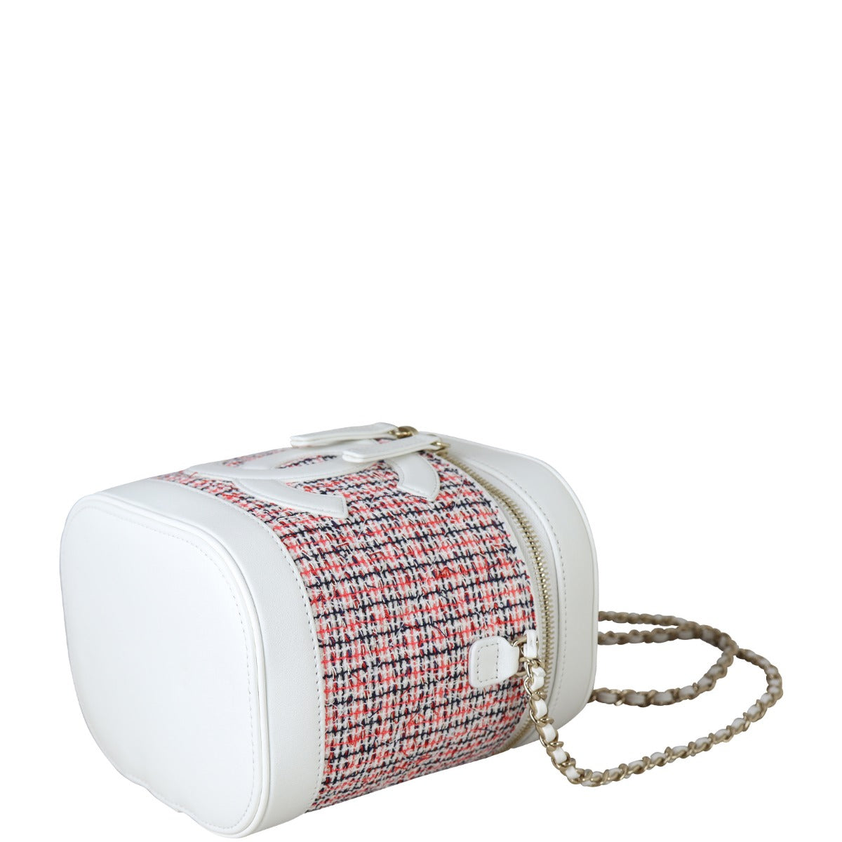 Chanel CC Tweed Vanity Case