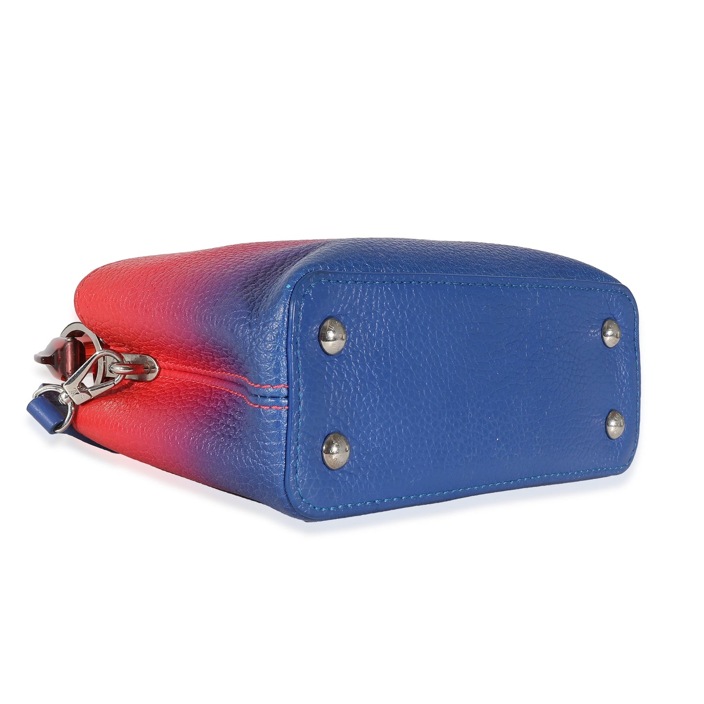 Louis Vuitton Blue Red Ombre Taurillon Mini Capucines