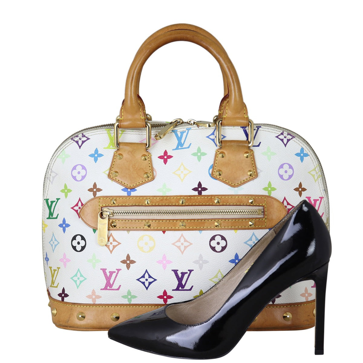 Louis Vuitton Alma PM Multicolore | White