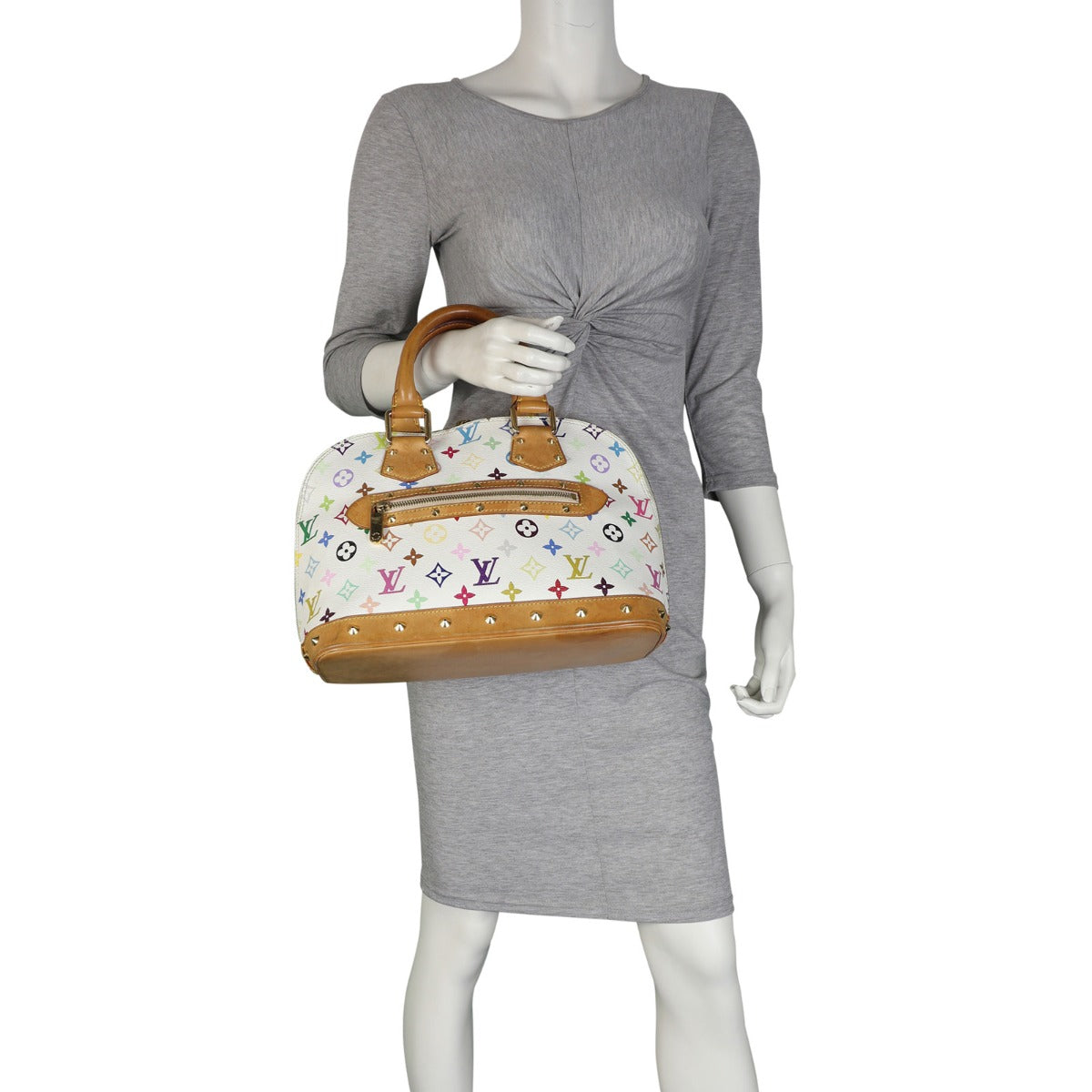 Louis Vuitton Alma PM Multicolore | White
