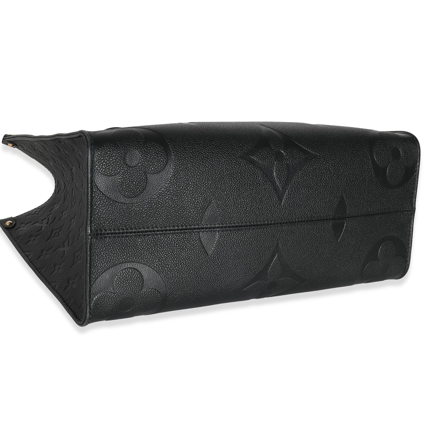 Louis Vuitton  Black Monogram Giant Empreinte Onthego MM