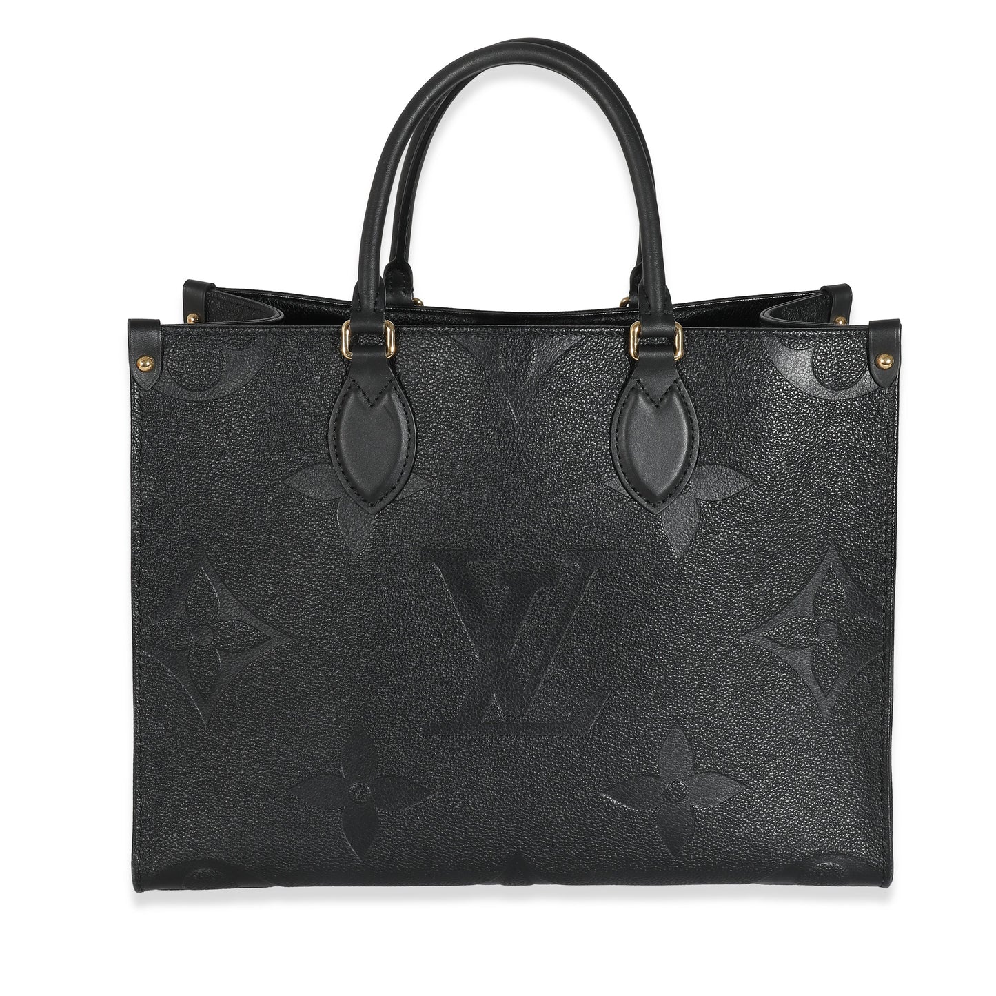 Louis Vuitton  Black Monogram Giant Empreinte Onthego MM
