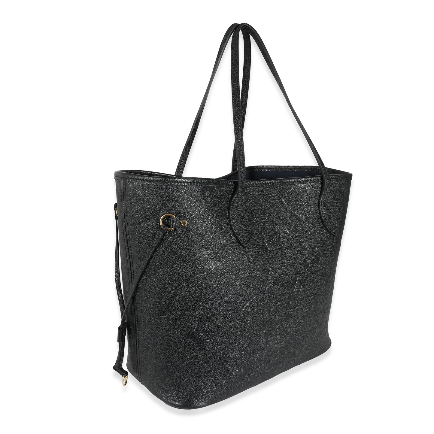 Louis Vuitton  Black Monogram Empreinte Neverfull MM