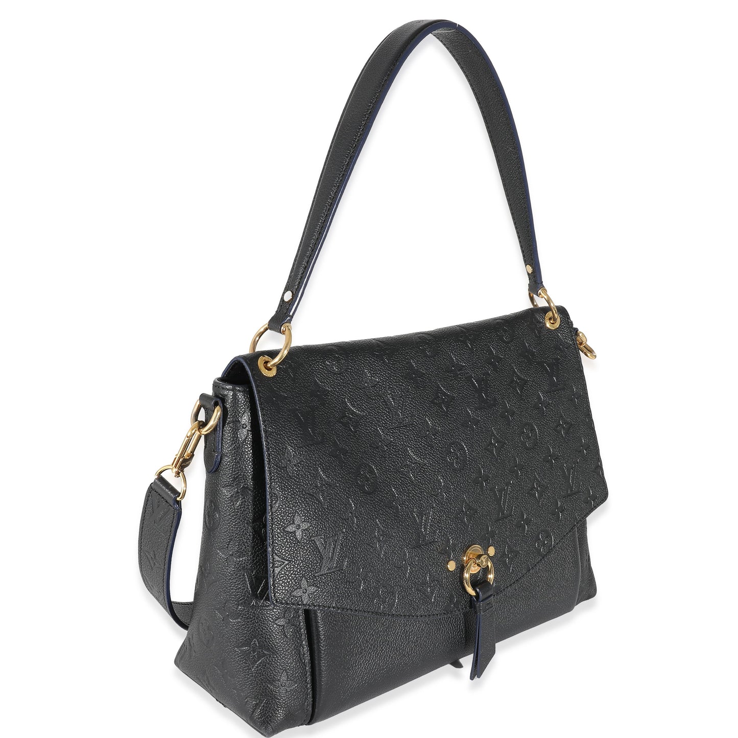 Louis Vuitton  Black Empreinte Blanche MM