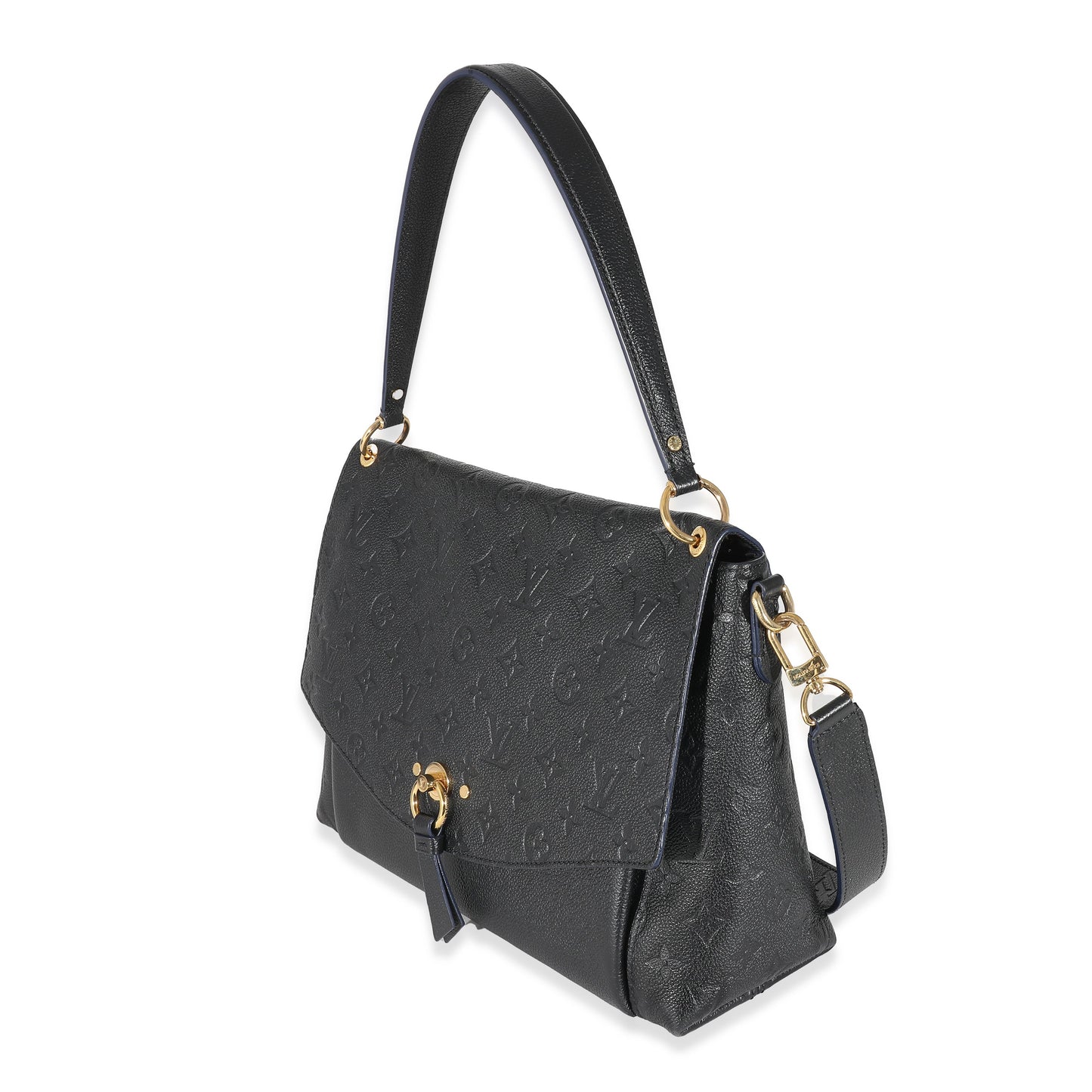 Louis Vuitton  Black Empreinte Blanche MM