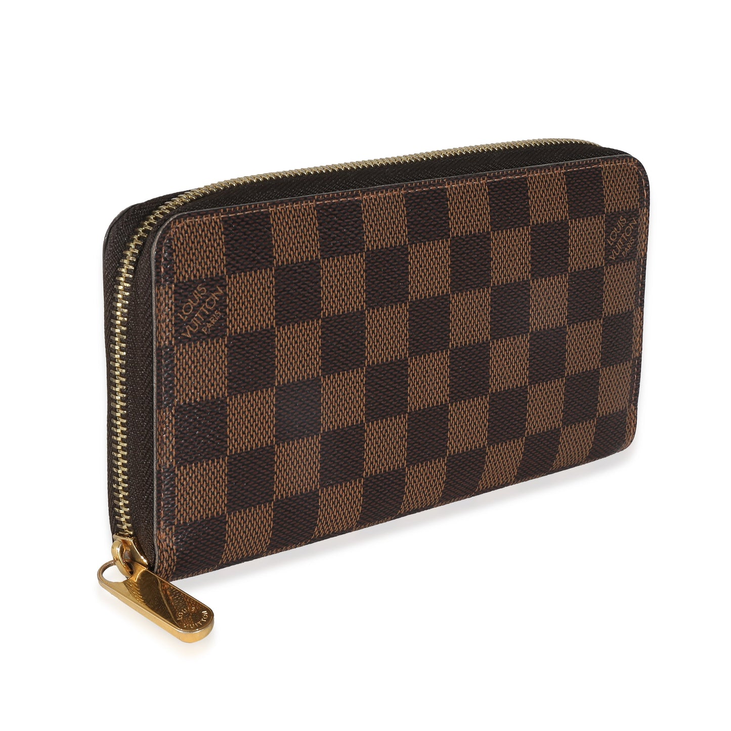 Louis Vuitton  Damier Ebene Canvas Zippy Wallet