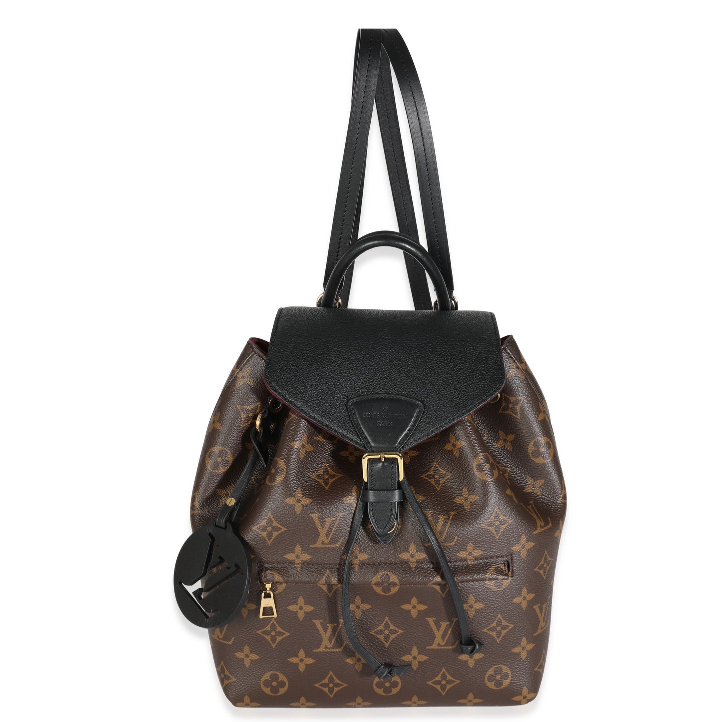 Louis Vuitton  Black Monogram Canvas Montsouris Backpack NM