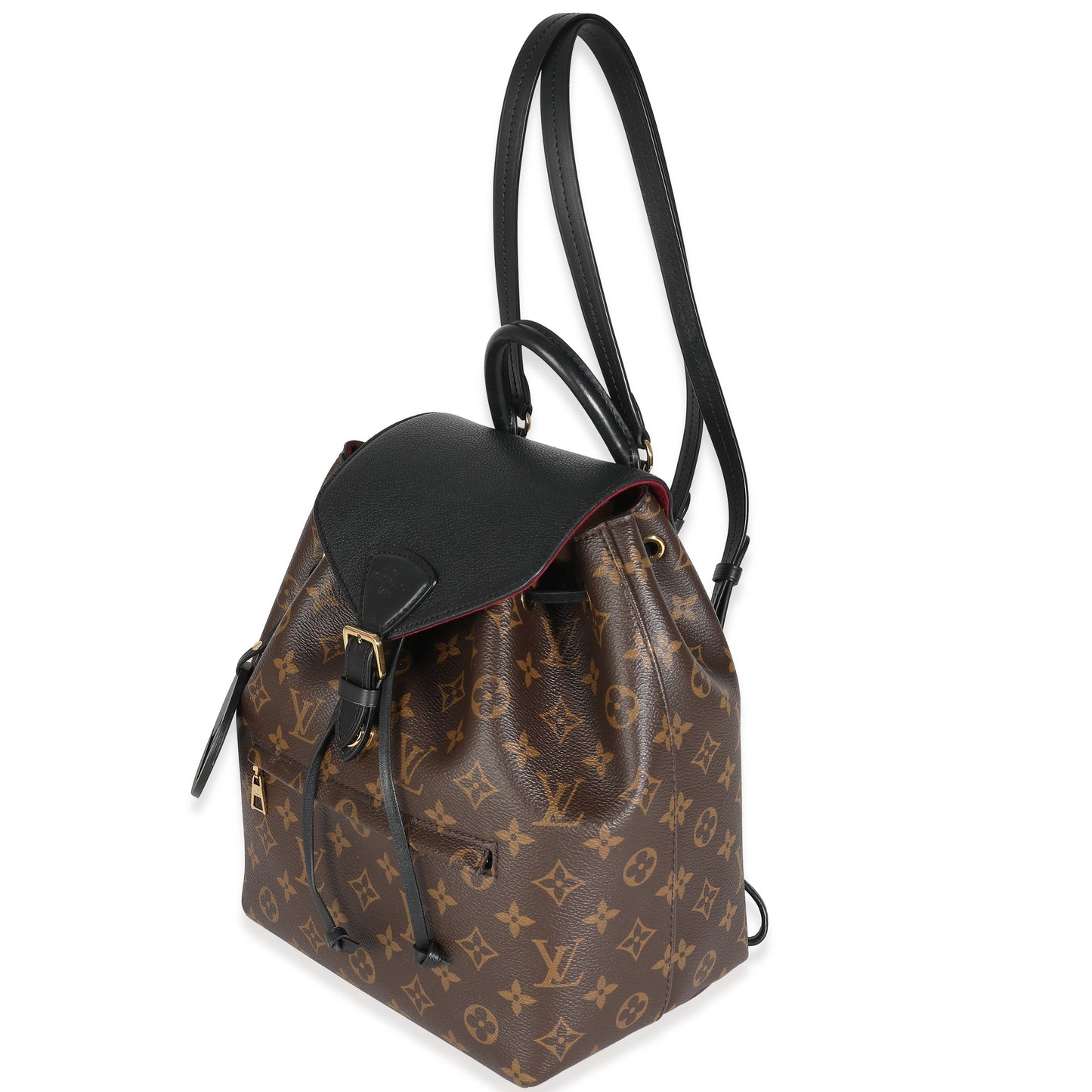 Louis Vuitton  Black Monogram Canvas Montsouris Backpack NM