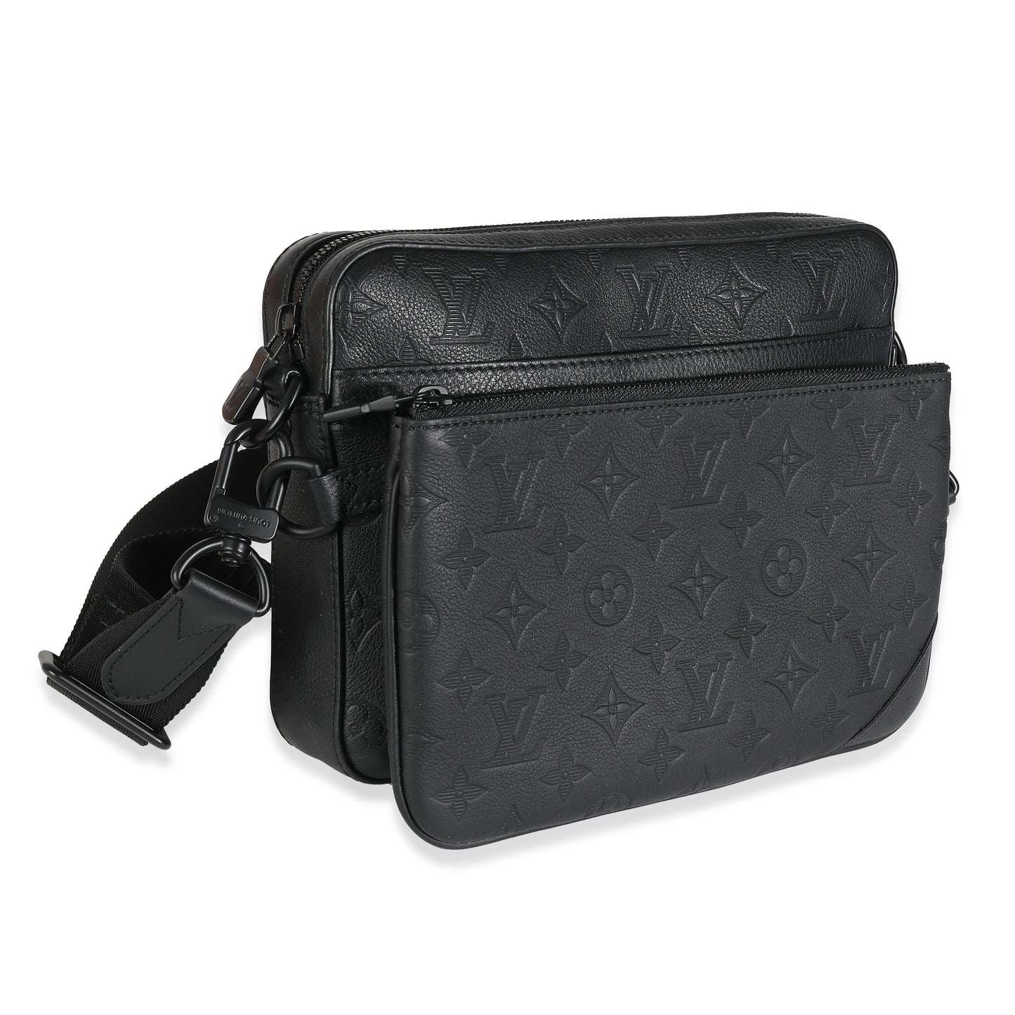 Louis Vuitton  Black Monogram Shadow Duo Messenger