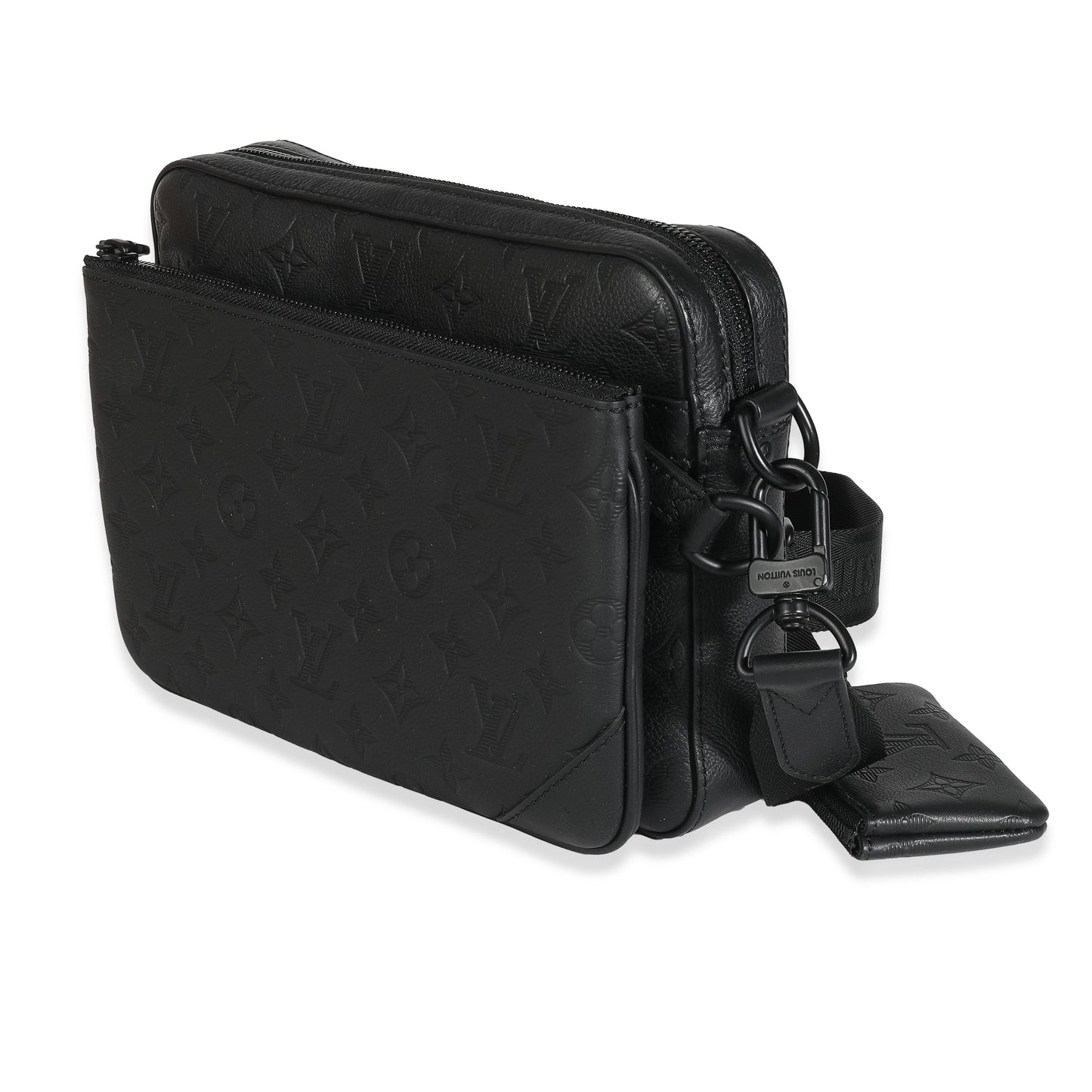 Louis Vuitton  Black Monogram Shadow Duo Messenger