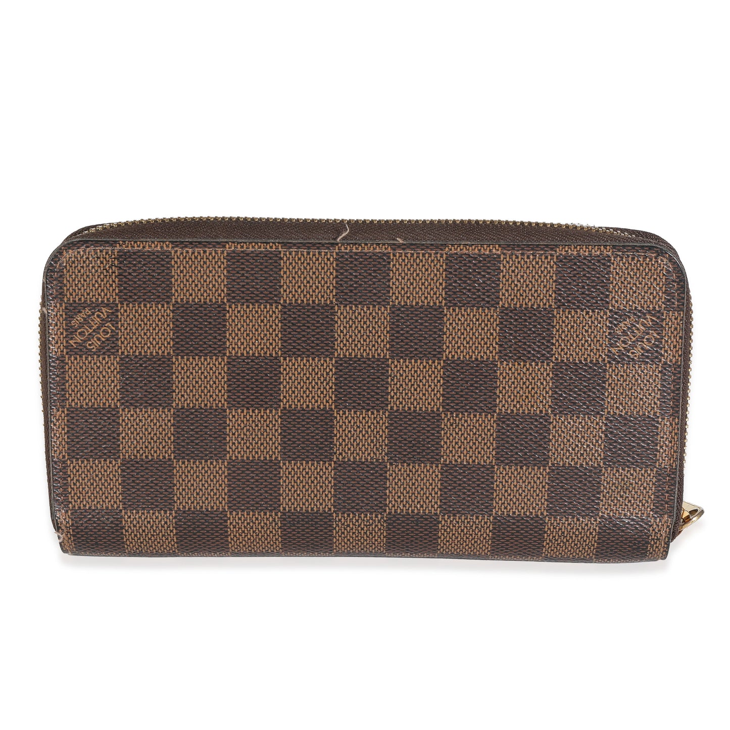 Louis Vuitton  Damier Ebene Canvas Zippy Wallet