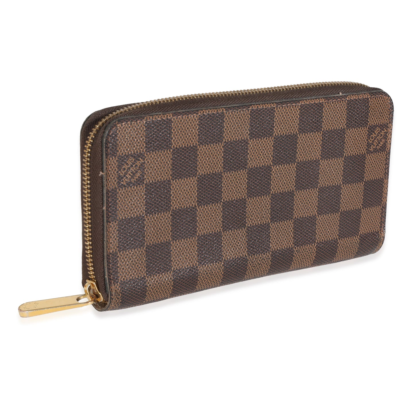Louis Vuitton  Damier Ebene Canvas Zippy Wallet