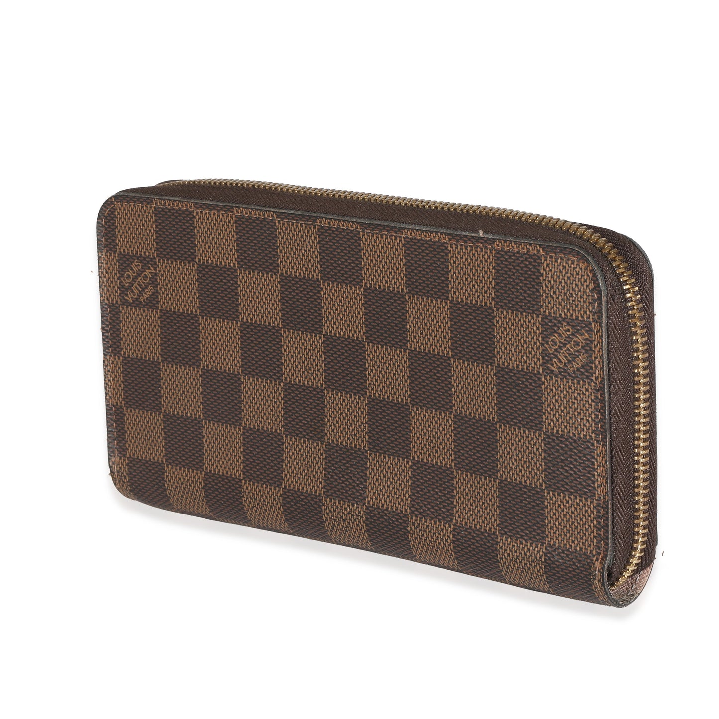 Louis Vuitton  Damier Ebene Canvas Zippy Wallet