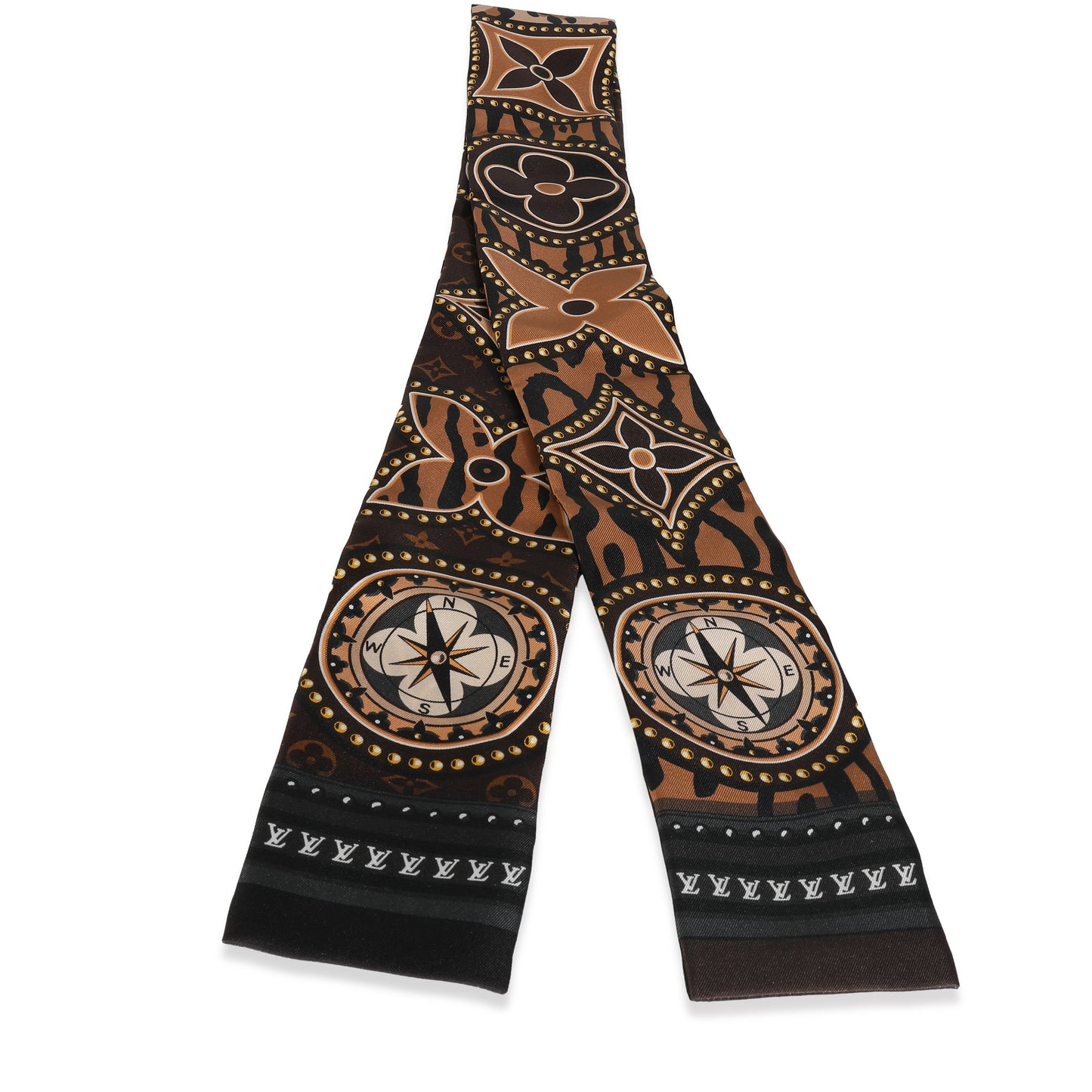 Louis Vuitton  Silk MonogramWorld Bandeau