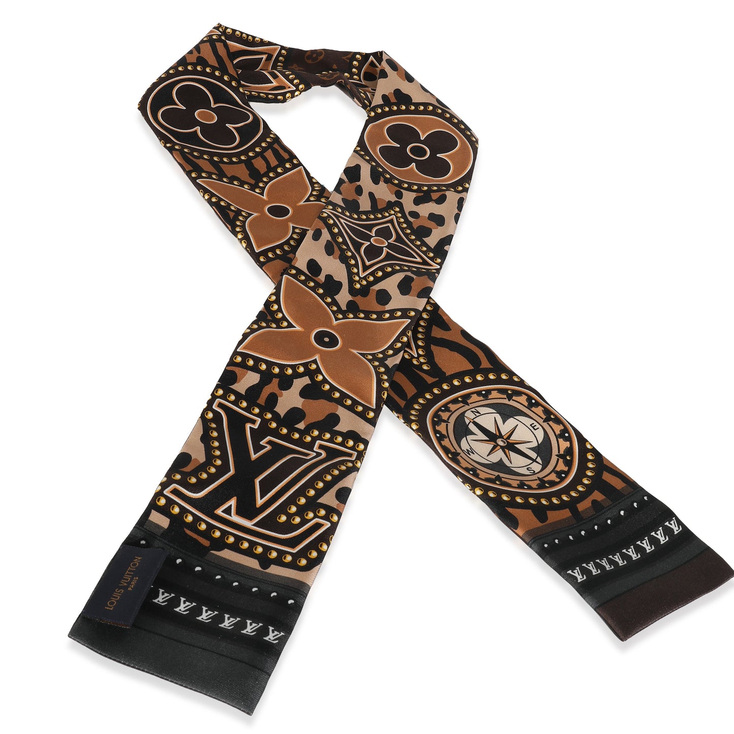 Louis Vuitton  Silk MonogramWorld Bandeau