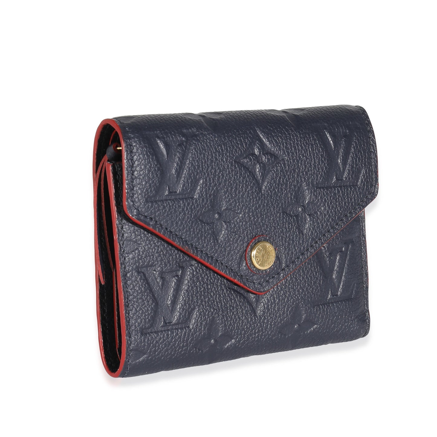 Louis Vuitton  Marine Rouge Monogram Empreinte Victorine Wallet