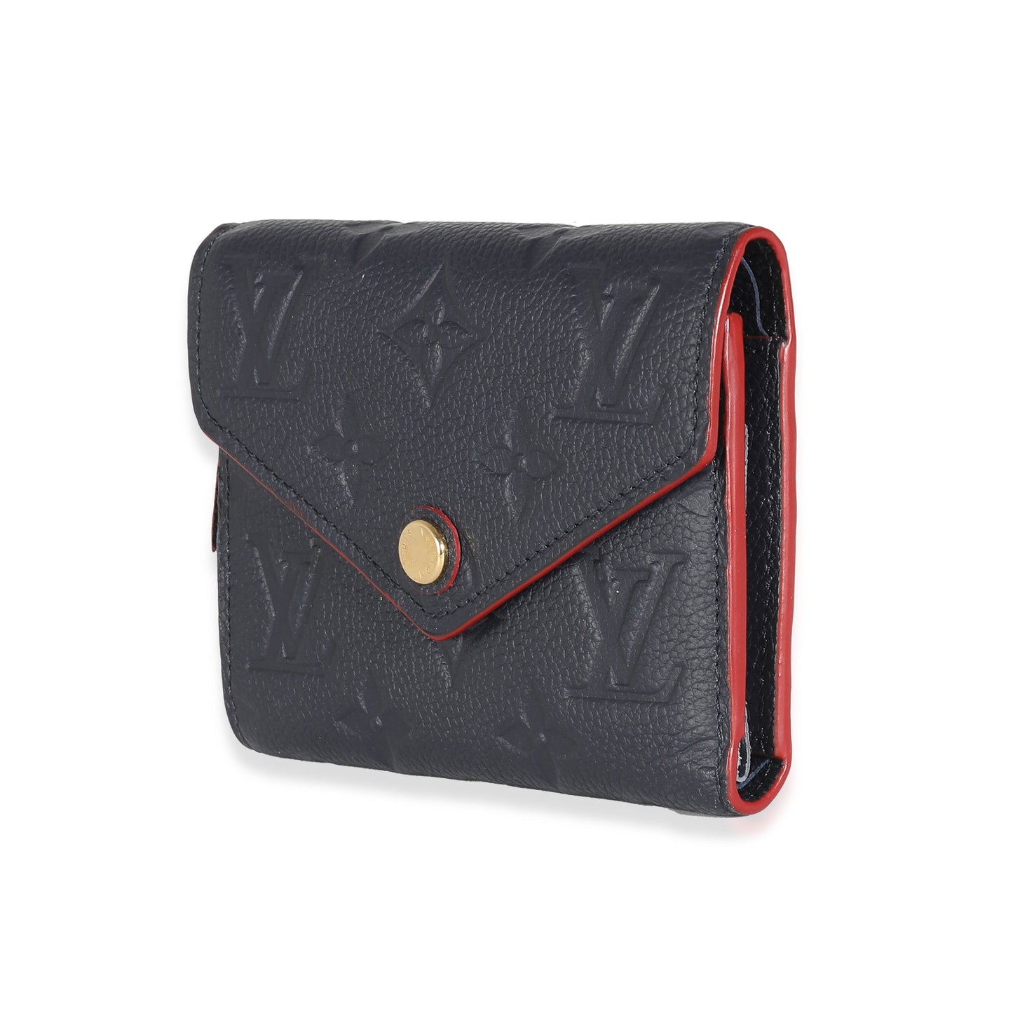 Louis Vuitton  Marine Rouge Monogram Empreinte Victorine Wallet