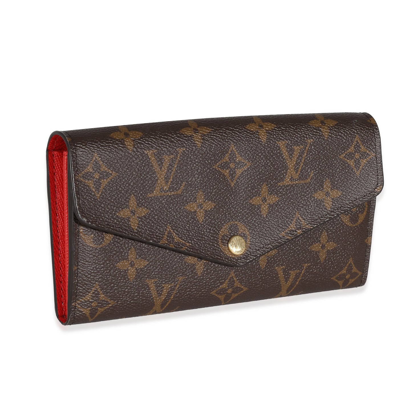 Louis Vuitton  Poppy Monogram Canvas Sarah Wallet