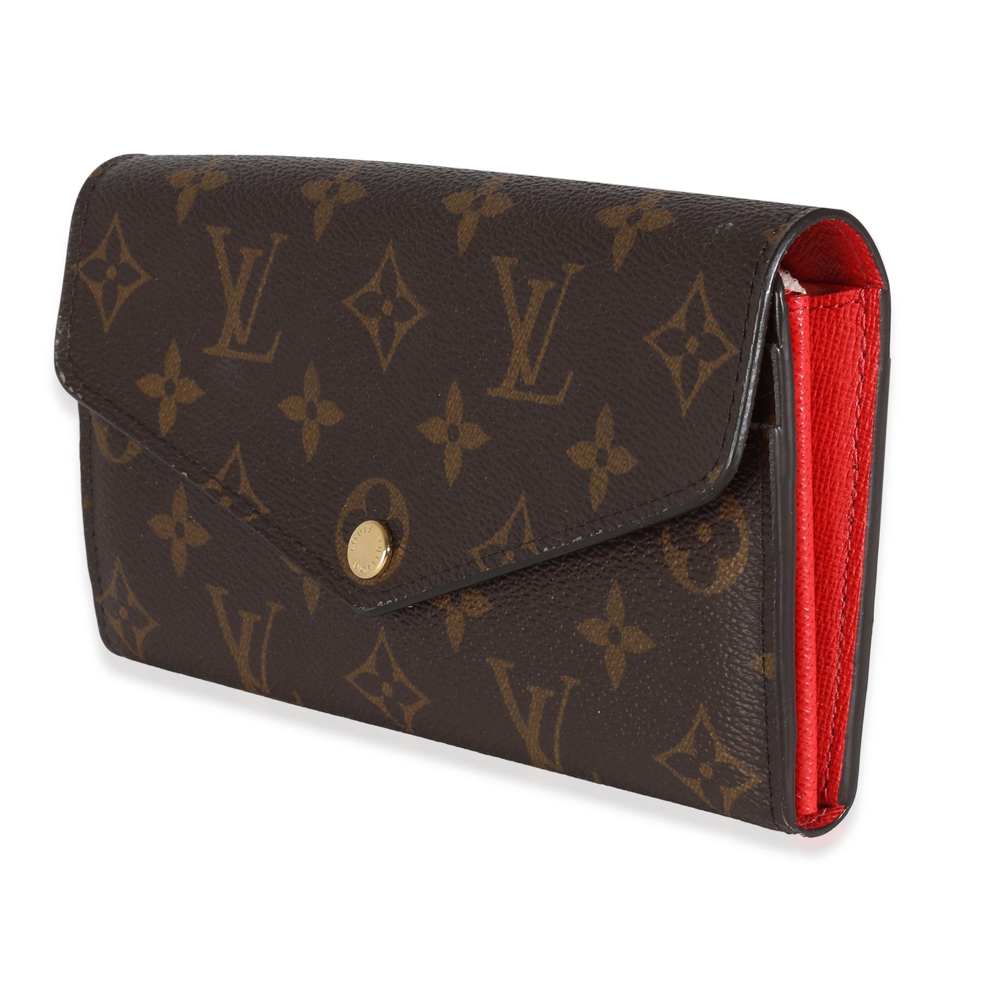Louis Vuitton  Poppy Monogram Canvas Sarah Wallet