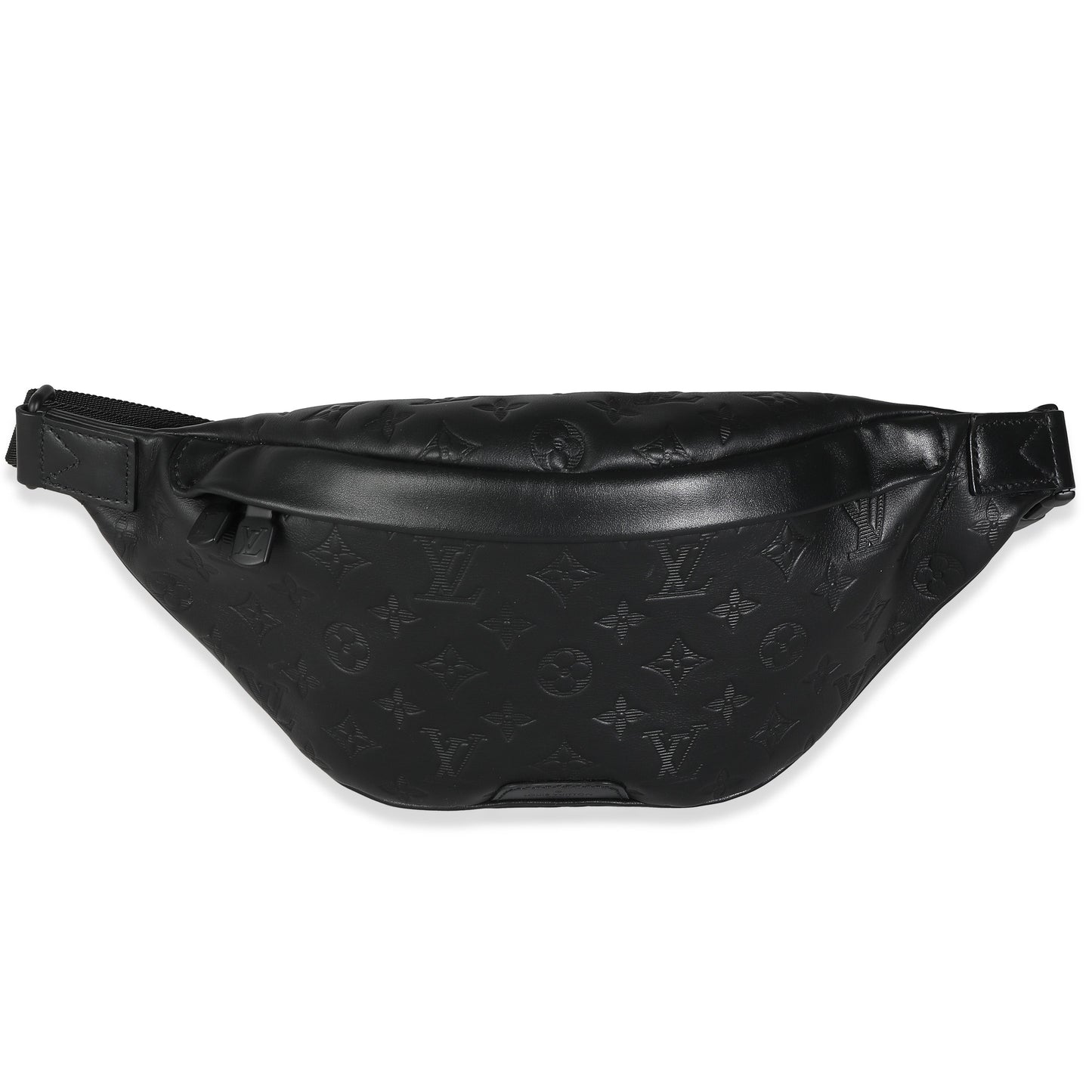 Louis Vuitton  Black Monogram Shadow Calfskin Discovery Bumbag PM