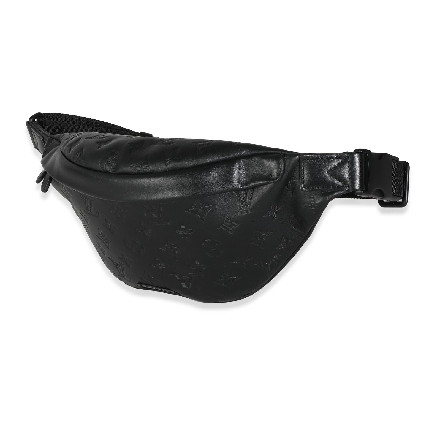 Louis Vuitton  Black Monogram Shadow Calfskin Discovery Bumbag PM