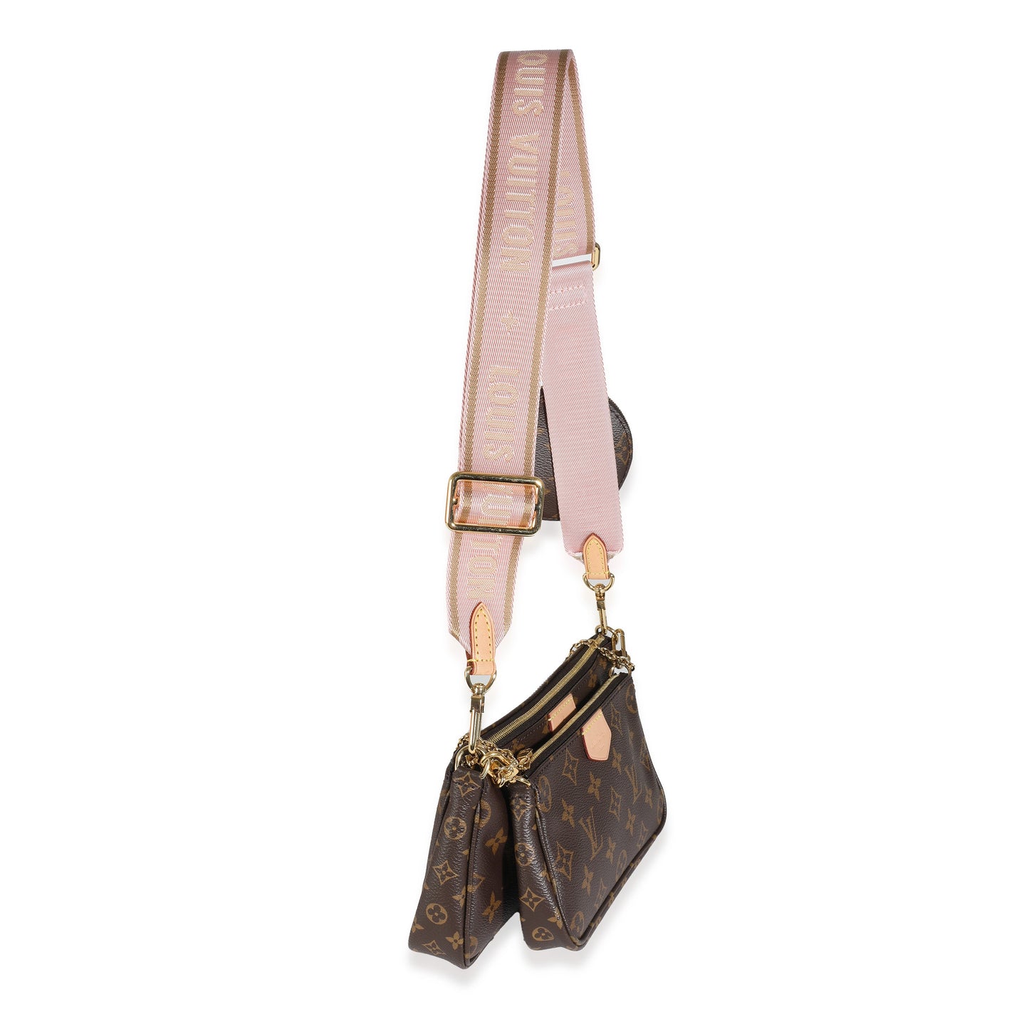 Louis Vuitton  Rose Clair Monogram Canvas Multi Pochette Accessoires