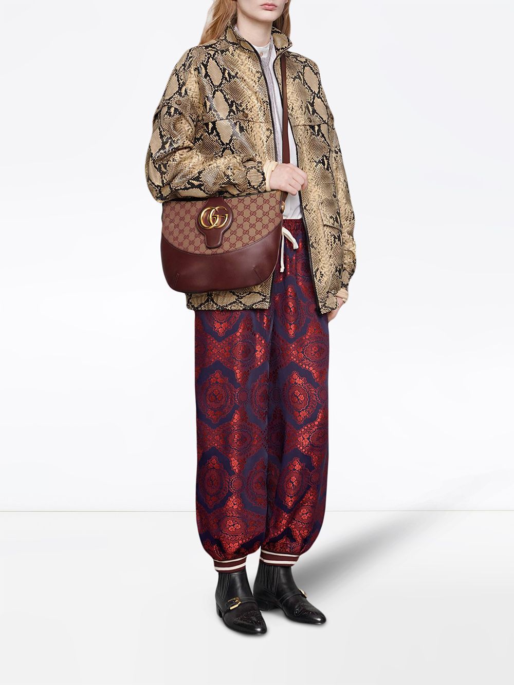 Gucci Arli GG leather shoulder bag
