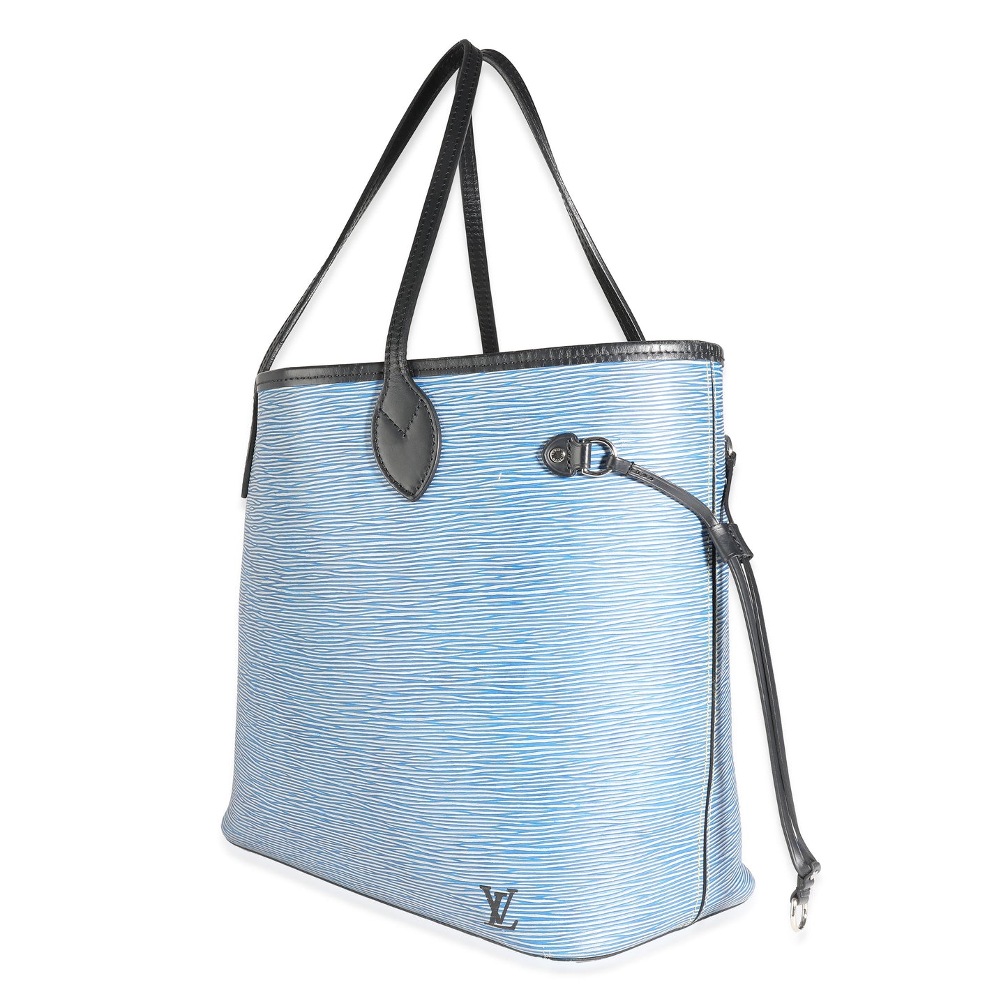 Louis Vuitton  Blue Denim Epi Neverfull MM