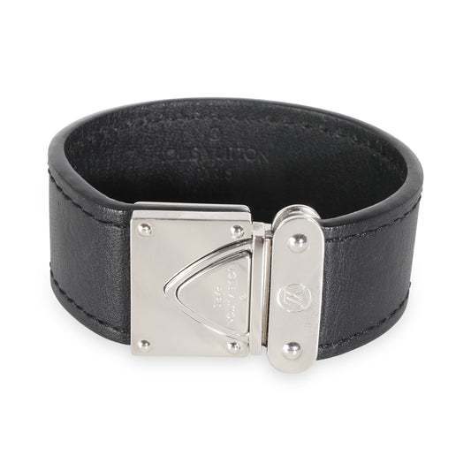 Louis Vuitton Nomade Koala Black Sier Tone Bracelet