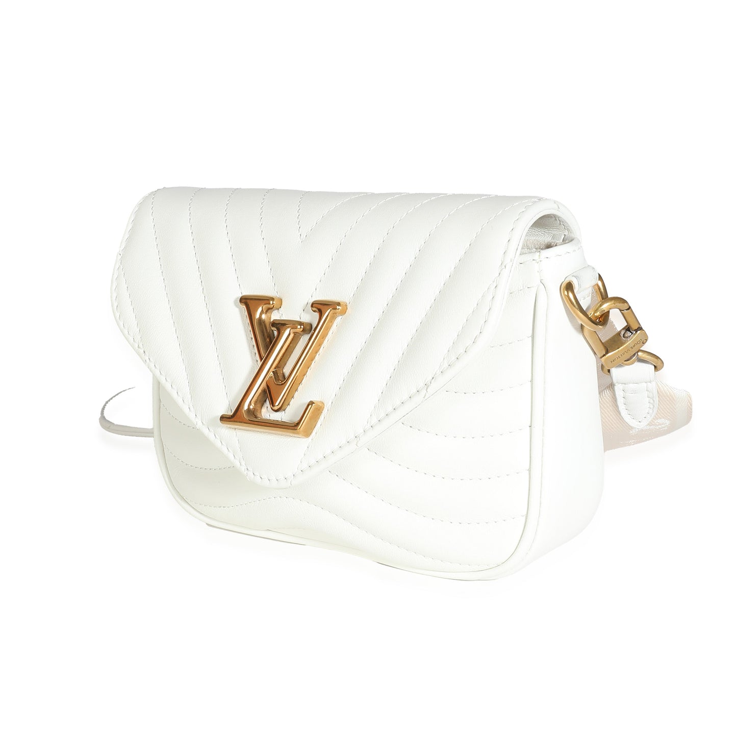 Louis Vuitton  Snow Calfskin New Wave Multi Pochette
